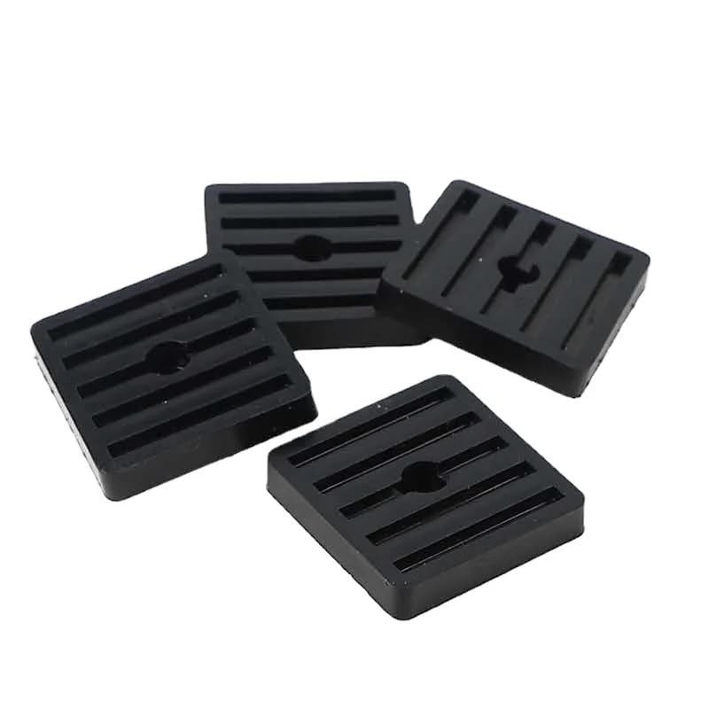 RecDec 4 Pack Mini Split Anti-Vibration Pads Wall Mounting Bracket Black