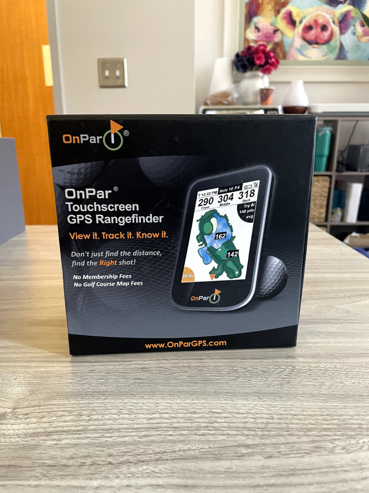 OnPar Touchscreen GPS Rangefinder, New Open Box, Tested