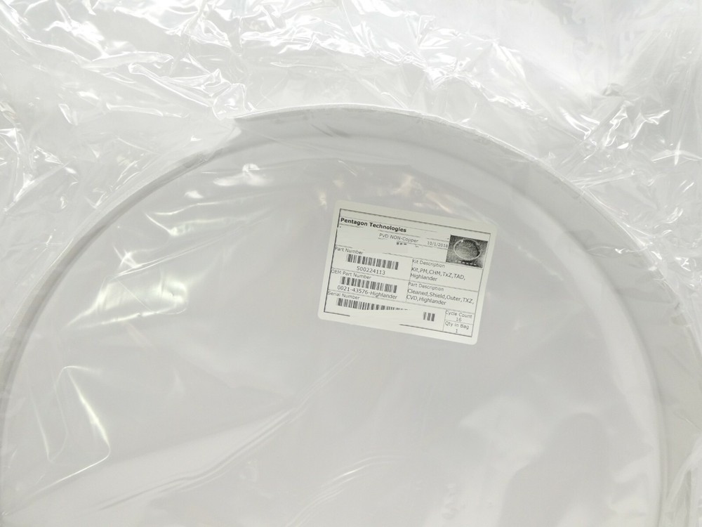 AMAT Applied Materials 0021-43576 Cleaned Outer Shield Highlander CVD Working