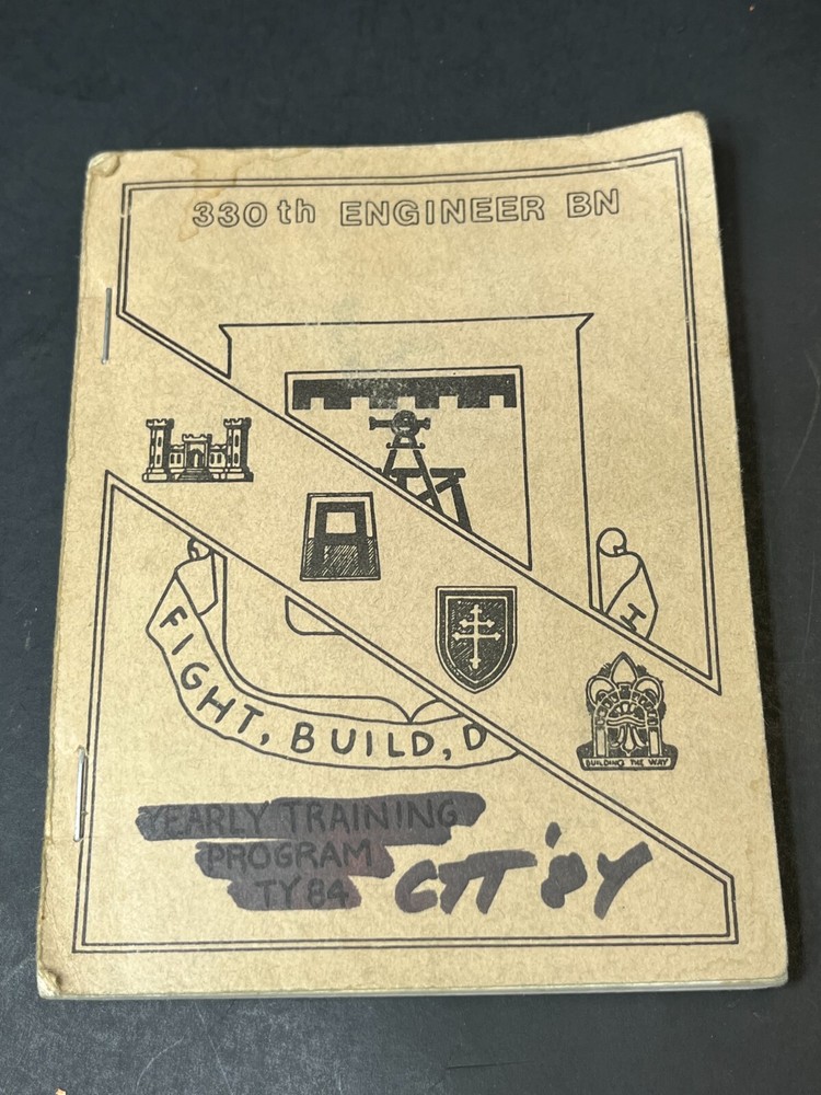 330th Engineer Battalion Field Guide Hand Book Tank Recognition ID NBC Defense +
