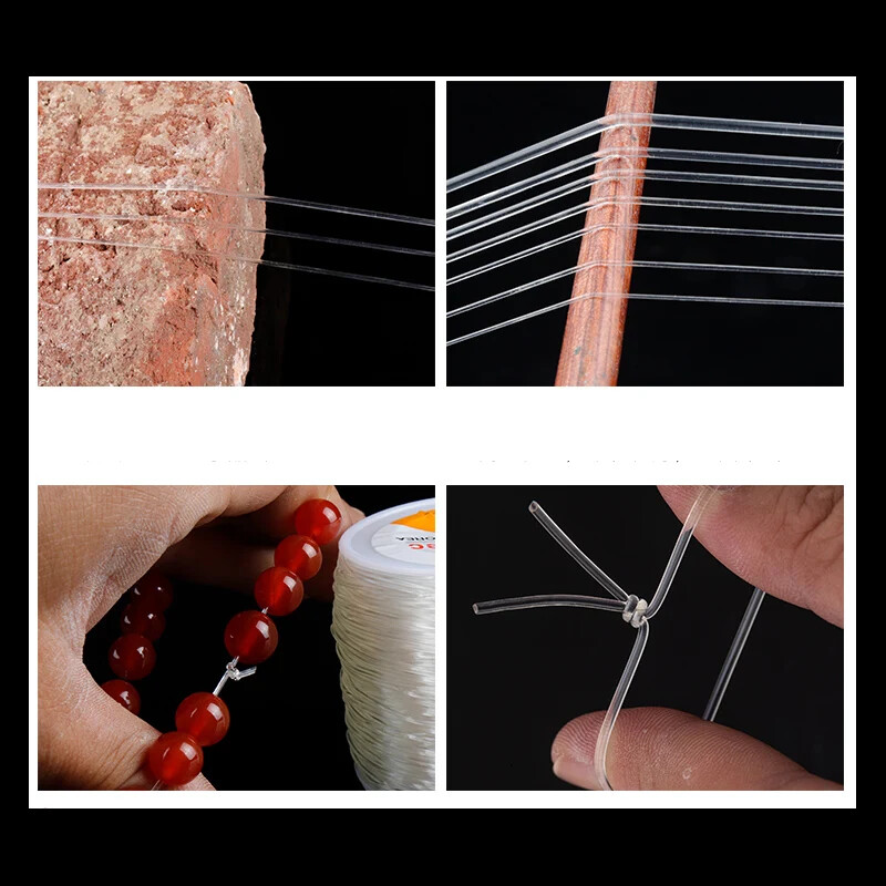 Strong Elastic Crystal Beading Thread Cord Jewelry Making Stretchable Thickness