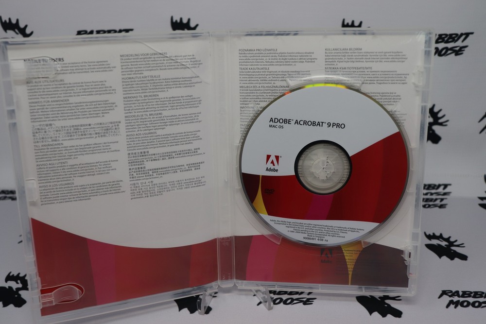 Adobe Acrobat 9 Pro Professional for Mac OS - Software DVD
