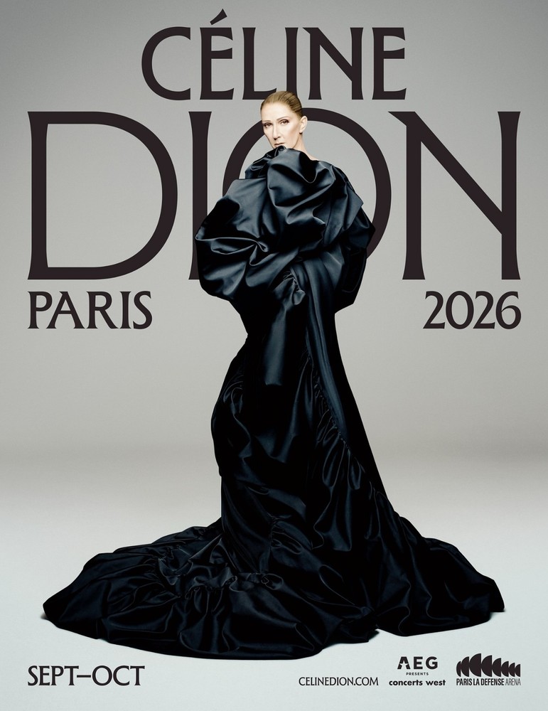 Celine Dion Paris 2026 On September October Poster