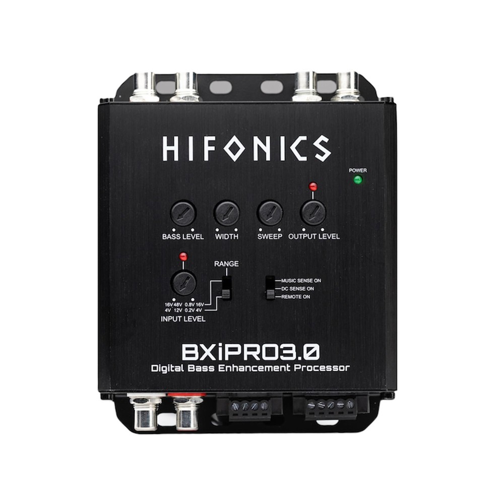 Hifonics BXIPRO3.0 Bass Enhancer, Digital Processor with Dash Mount Remote...
