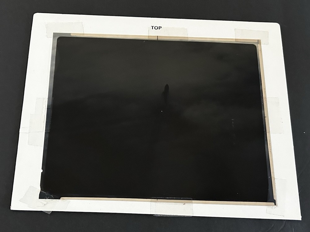 1982 NASA KSC Space Shuttle Orbiter Clouds Fog Crawler Presentation Transparency