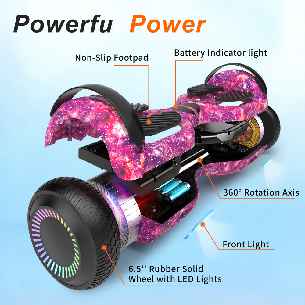 Commugo Hoverboard Bluetooth All Terrain Hover Board LED APP Control UL 2272