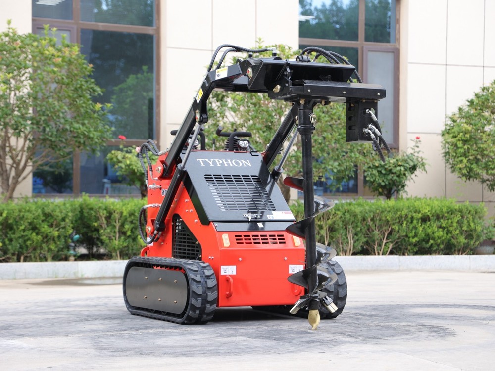 Auger Attachment mini skid steer loader attachments for TYPHON STOMP skidsteer\