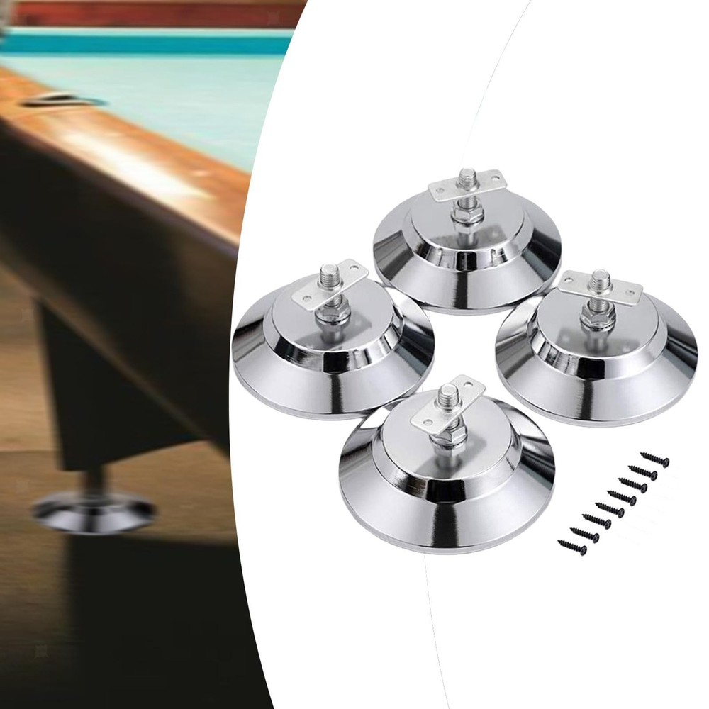 4Pcs Pool Table Leg Levelers Billiard Table Feet Practical Replacement Table