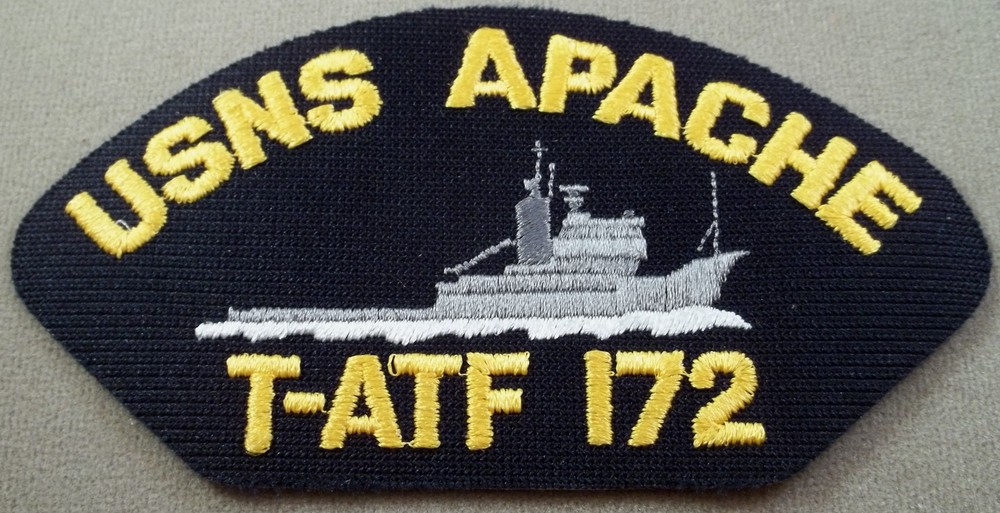 US Navy Cap Patch USNS Apache  T - ATF 172