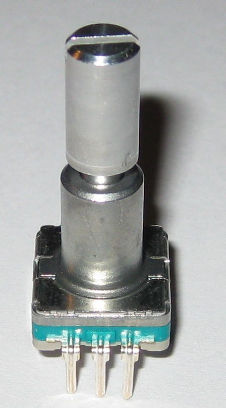 10 X Alps Rotary Encoder w/ Momentary Switch - 30 Detent / 360 Degrees PC Mount