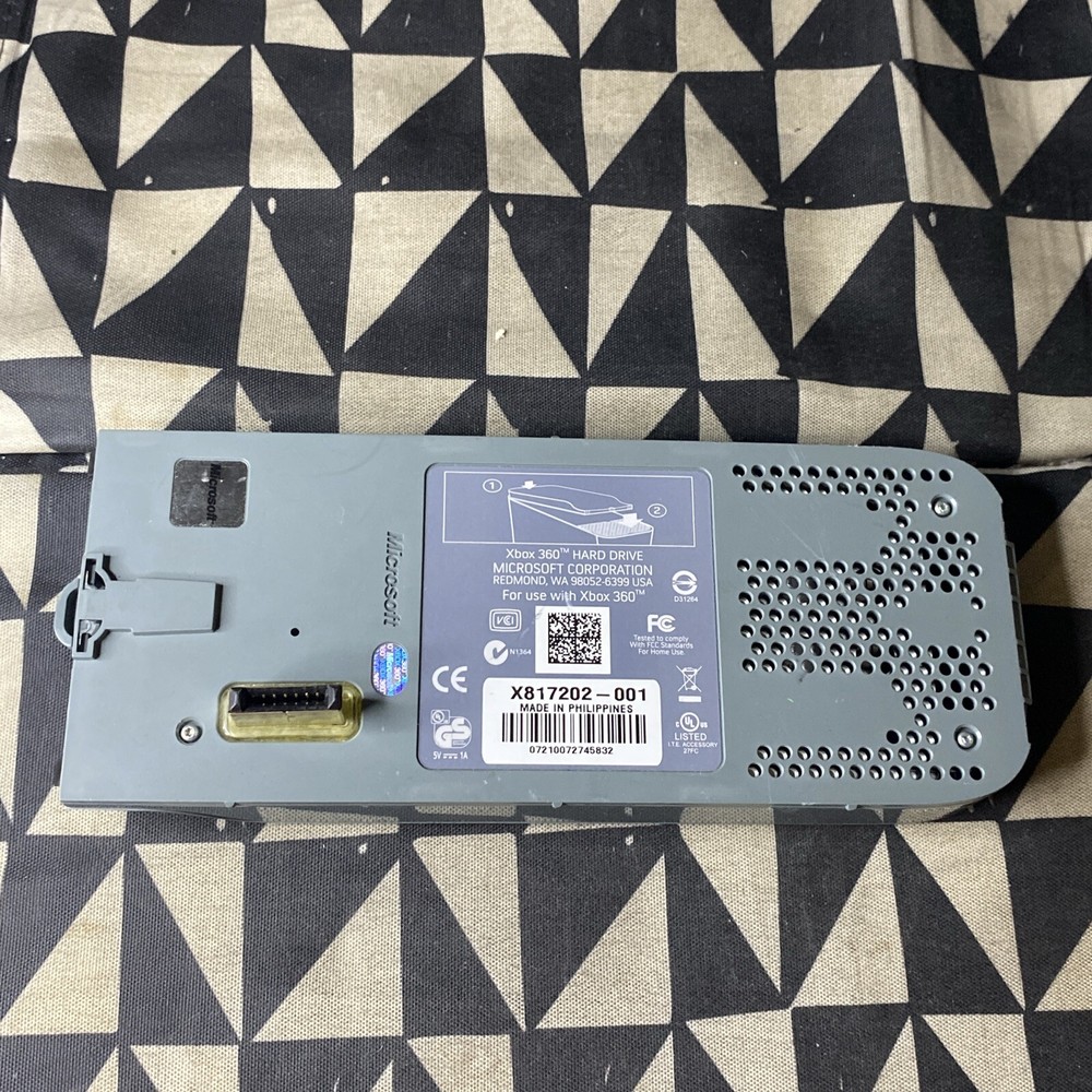 Original Microsoft Xbox 360 External 60GB Hard Drive HDD