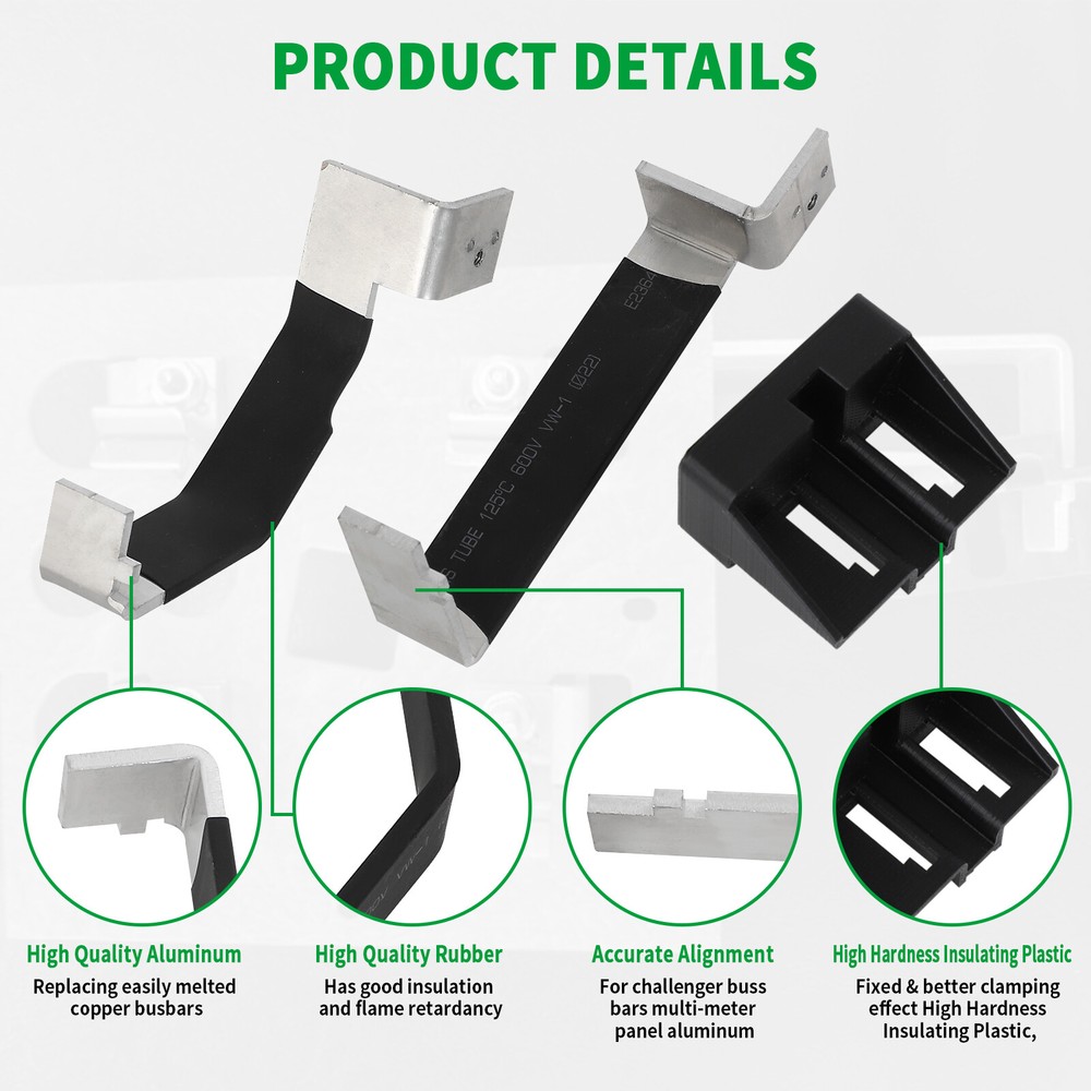 For Challenger Main Breaker Multi-meter Panel Buss Bar Insulator Kit Aluminum US