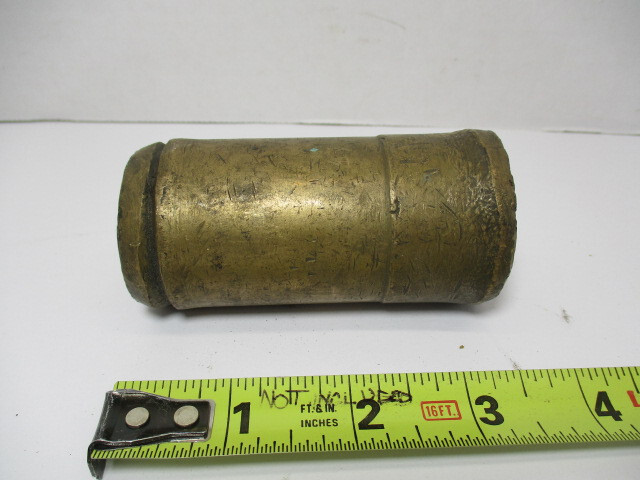 Solid BRASS Hammer Bar Stock 1-3/4" Dia. x 4" Long 3 # Raw Material Brass