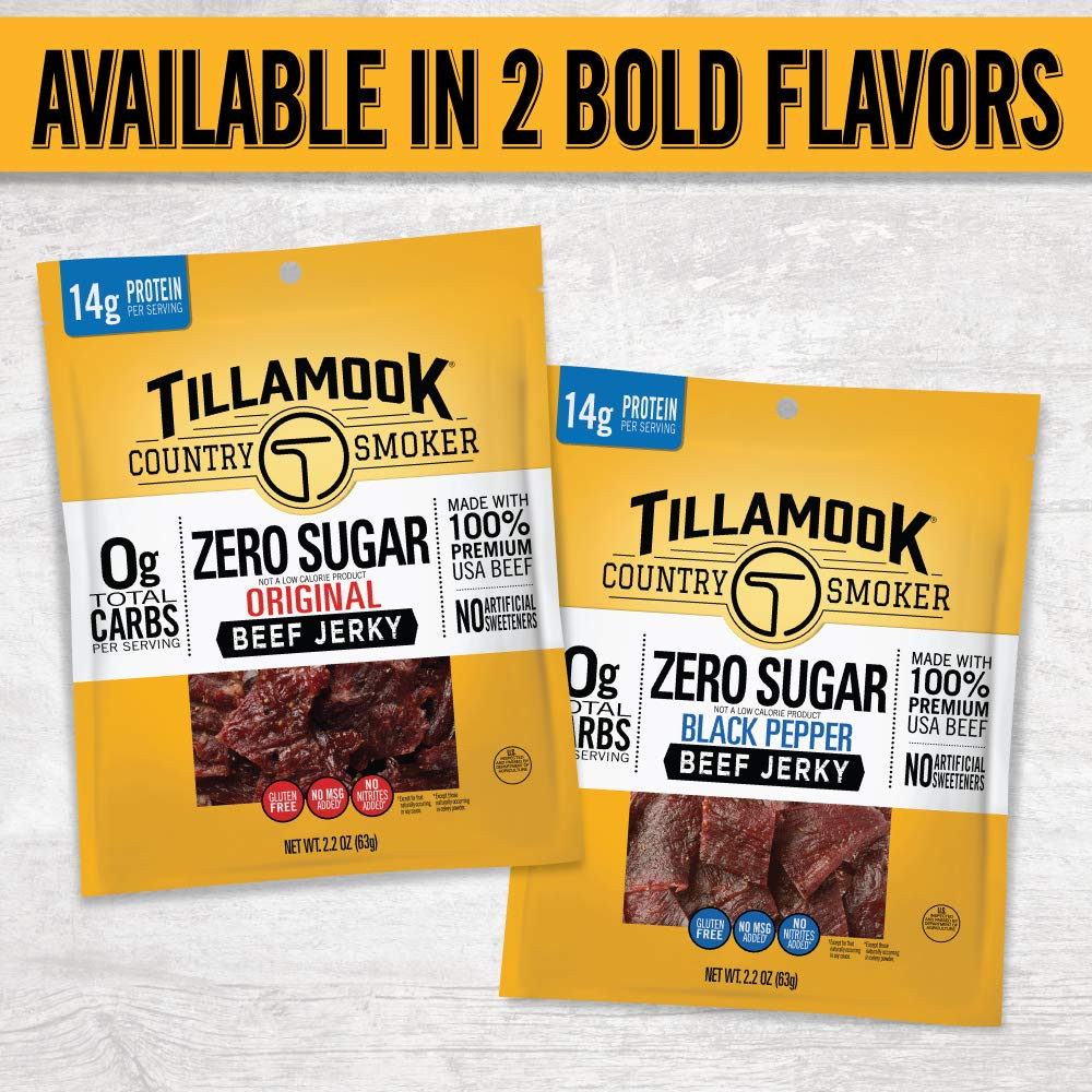 Keto Friendly Zero Sugar Beef Jerky, Original, 6.5 Ounce