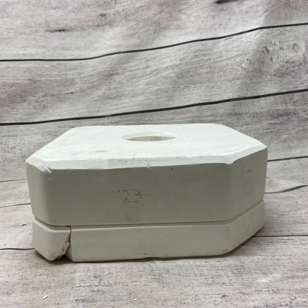 Vintage 1999 The Original Mold Co. Ceramic Casting Base Mold #723