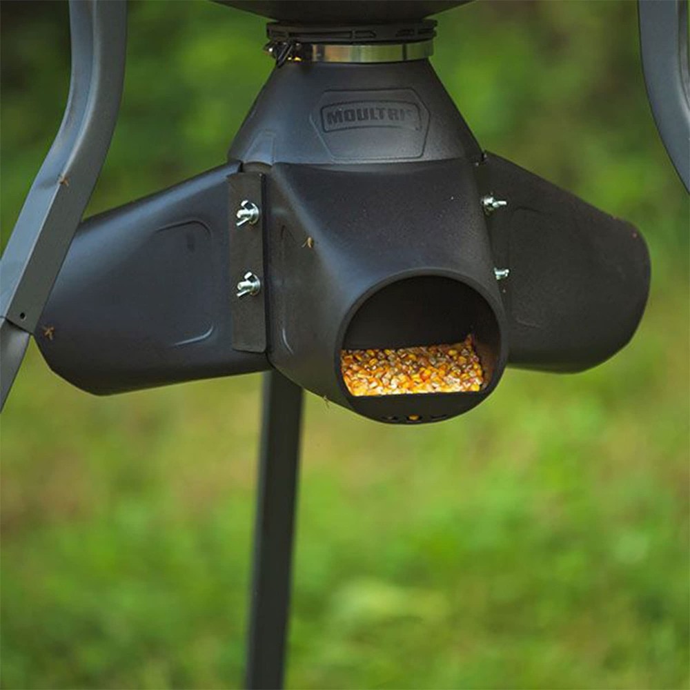 Moultrie Gravity Game Feeder Kit Black for Barrel/Feeder - Quicklock Install