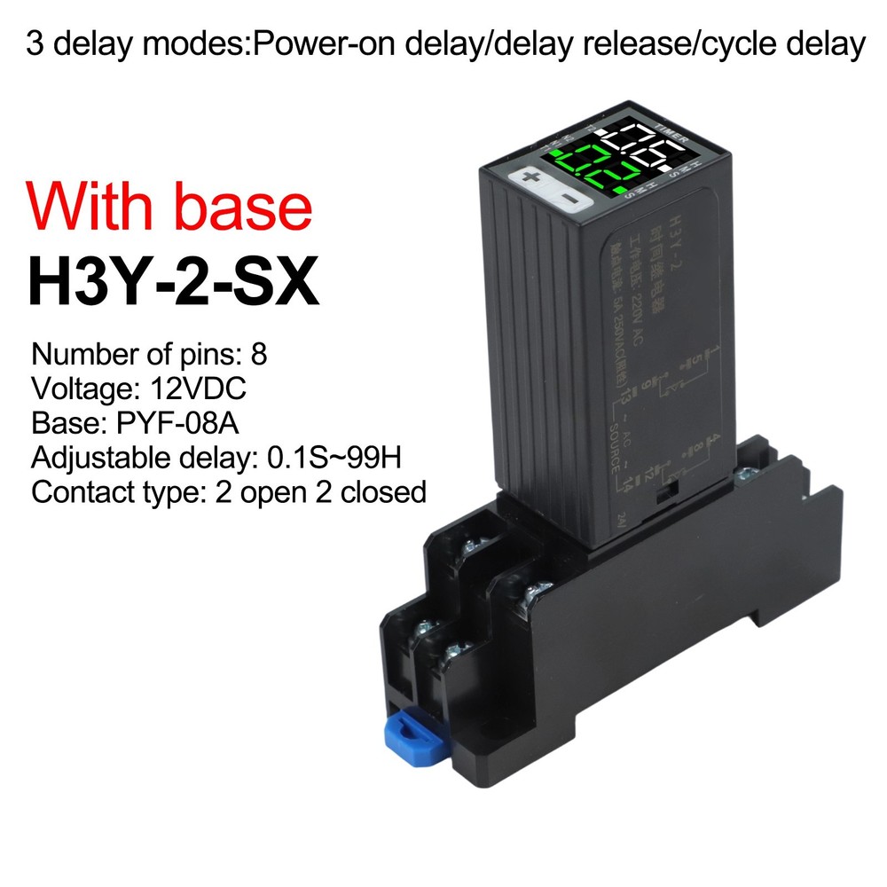 High Performance 220V Timer Relay with Enhanced Exact for Precision Timing