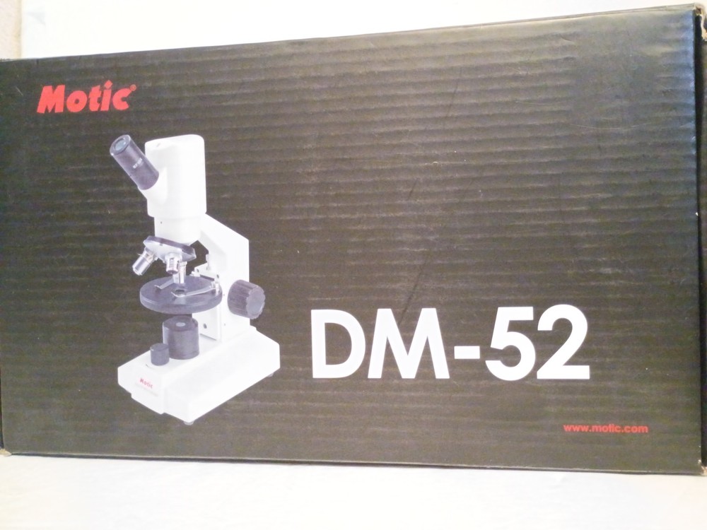 Motic DM-52 Compact Digital Biological Microscope with LED Illumination