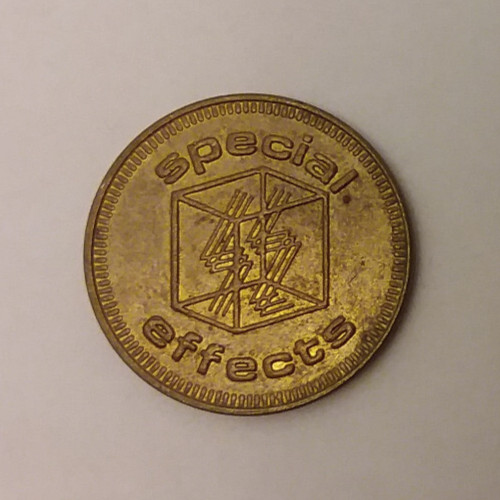 Special Effects Scotts Valley, CA Arcade Game Token 22mm