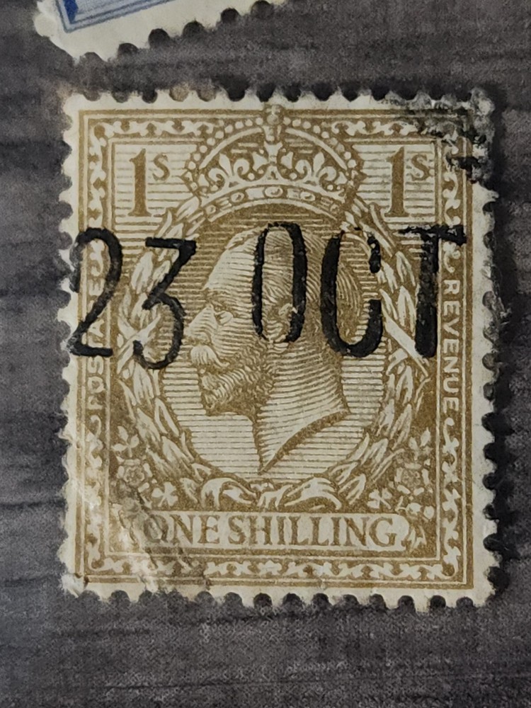 Foreign One Shilling Stamp Used - #A301