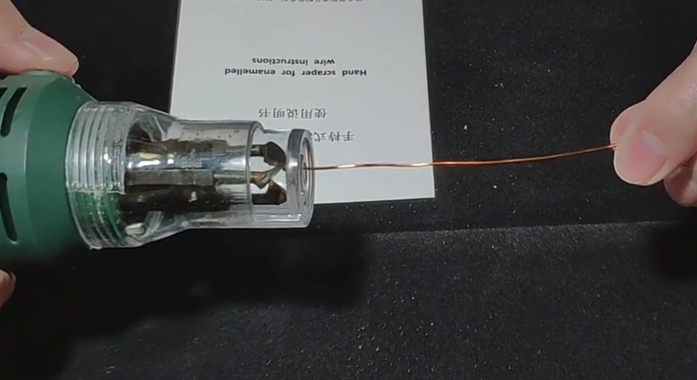 110V Handheld Magnet Wire Stripping Machine Stripper Cutter for 0.3-2.0mm range