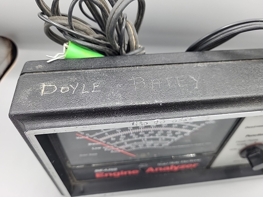 Sears Solid State Electronic Engine Analyzer Vintage Diagnostic Tool 161.216300