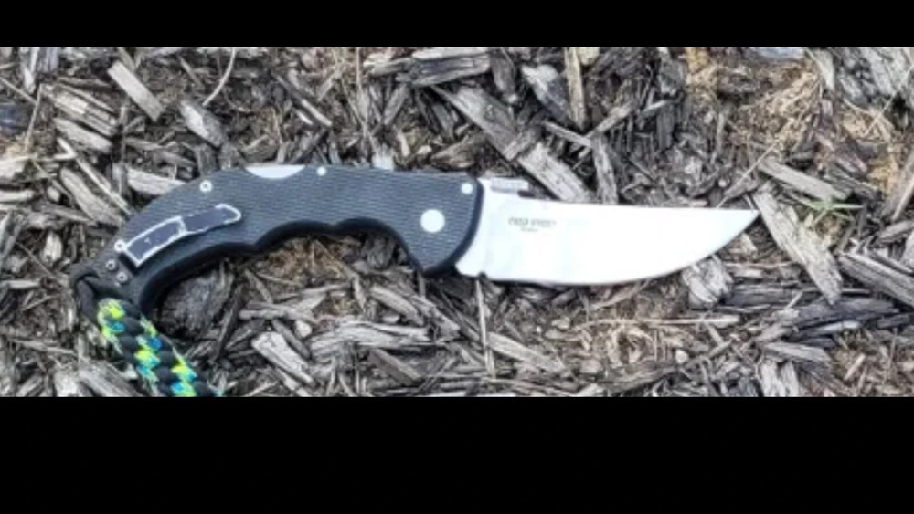 Sharpening Cold Steel Talwar Knife