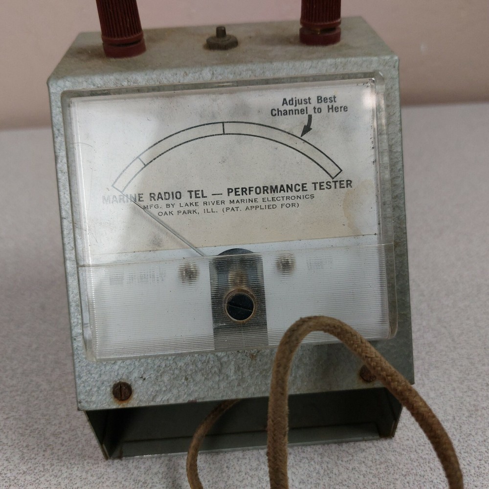 Vintage Lake River Electronics Marine Radio Performance Tester Untested READ