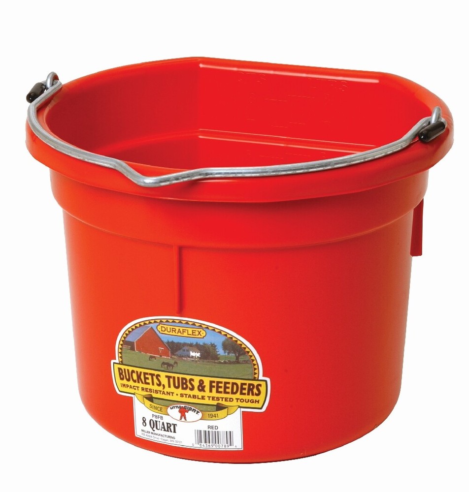 Little Giant 8 Quart Flat Back Bucket