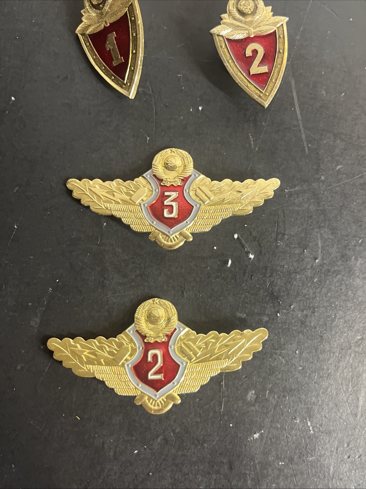 Set of badges of the officer of the Ministry of Internal Affairs of the USSR