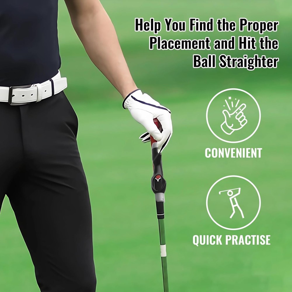 Golf Grip Training Aid, Golf Swing Trainer Correcting Left Right Hand Positions
