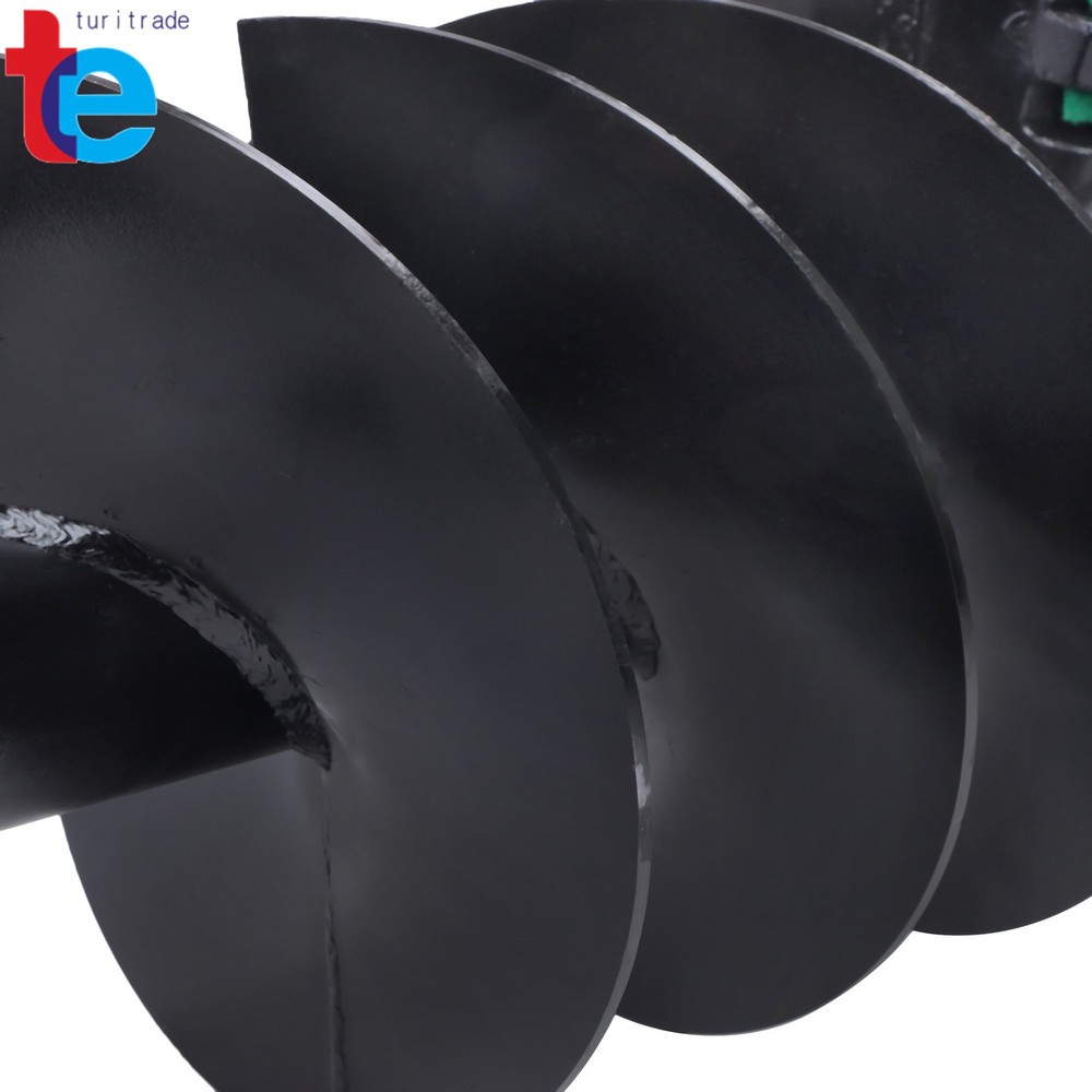 12" Auger Bit 48" Depth, 2" Hex Skid Steer Ready For Post Hole Digger