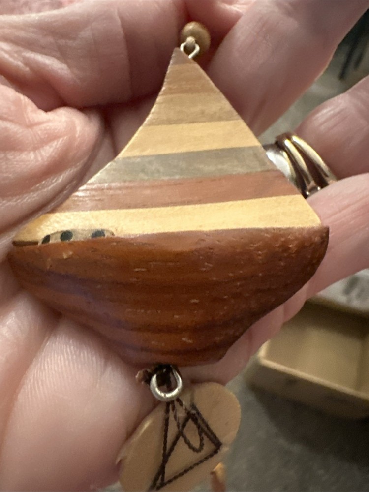 Wind chime. Sailboat