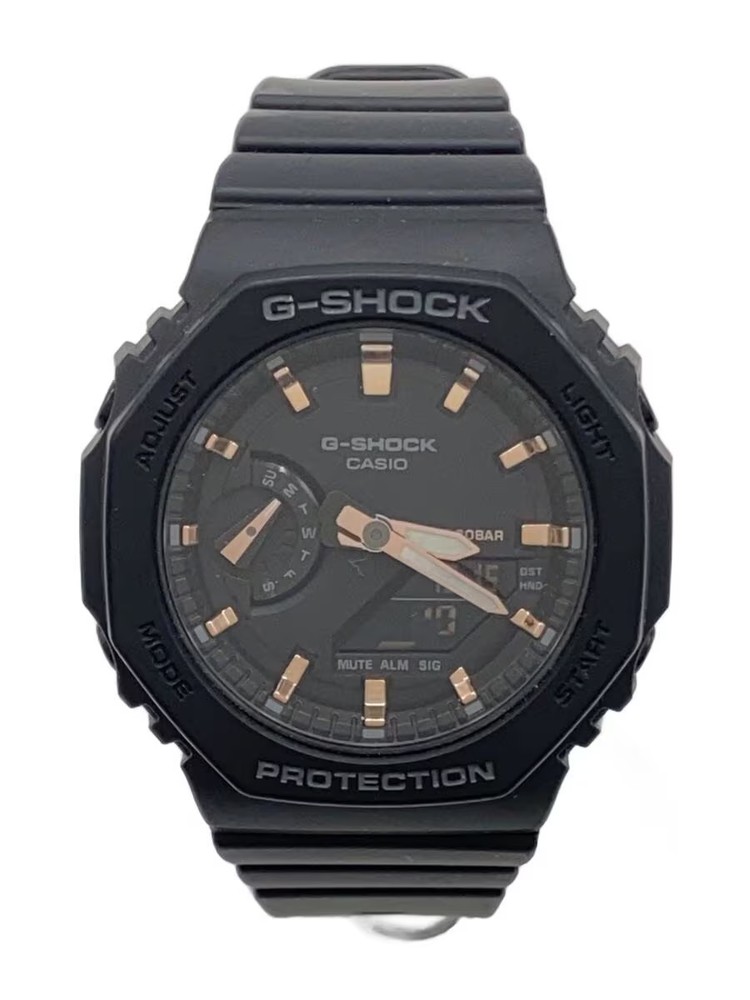 CASIO Quartz Watch G SHOCK Digital Analog Rubber BLK BLK SS