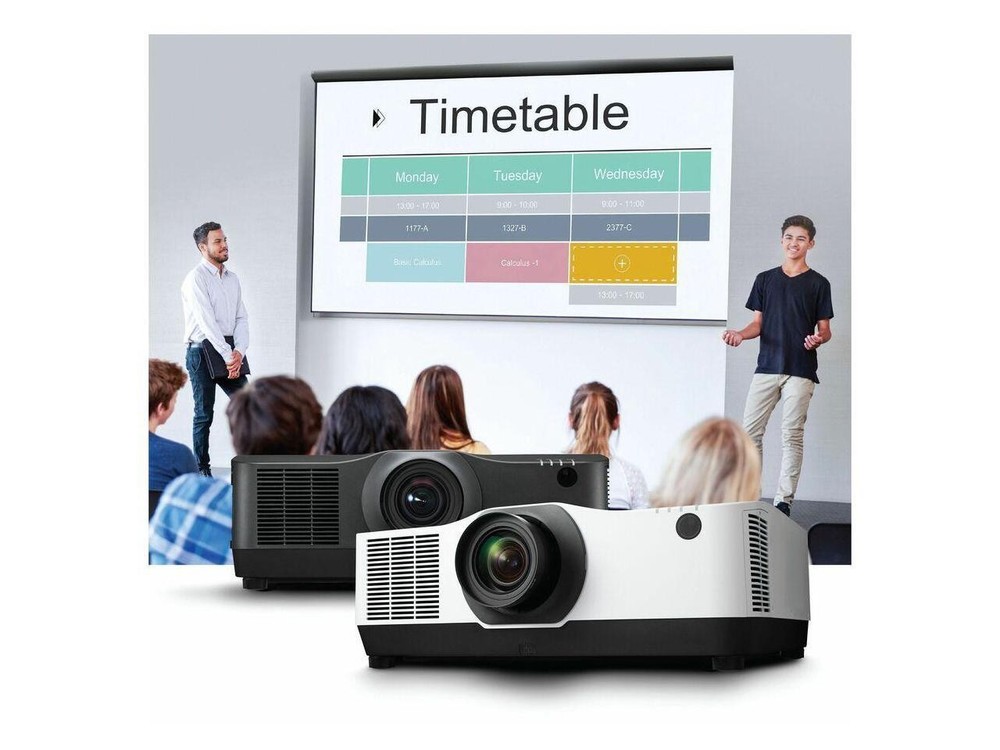 Sharp NEC Display XP-A824U-W Ultra Short Throw LCD Projector - 21:9 - White - 21