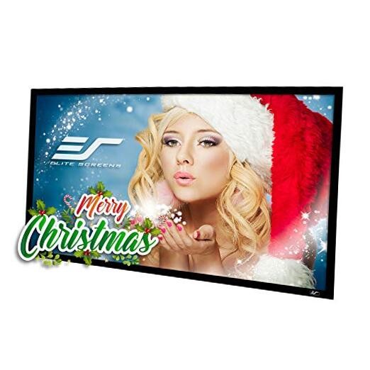 135" Fixed Frame Projector Screen, 135" Diagonal, 16:9 Cinewhite Star Frame