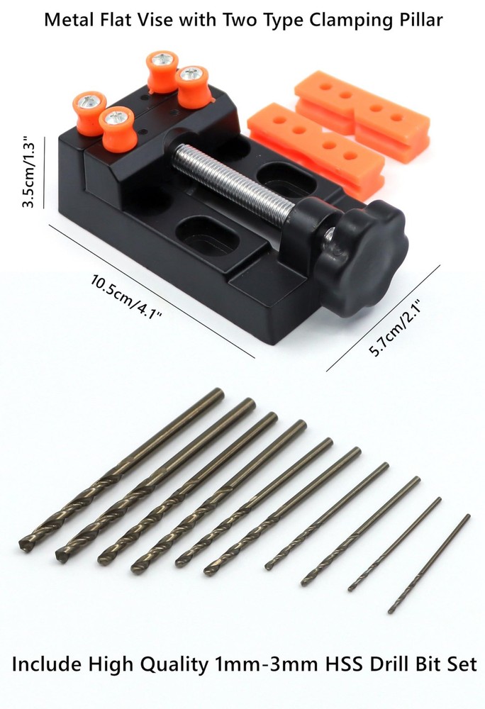 Mini Drill Press Precision Benchtop Drilling Machine Elecric Portable Table D...