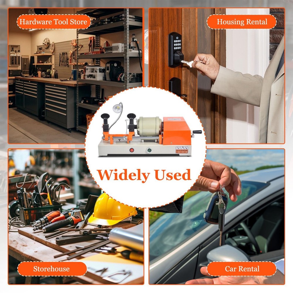 Key Cutting Duplicating Machine Cutter Car Key Copier Locksmith Tools
