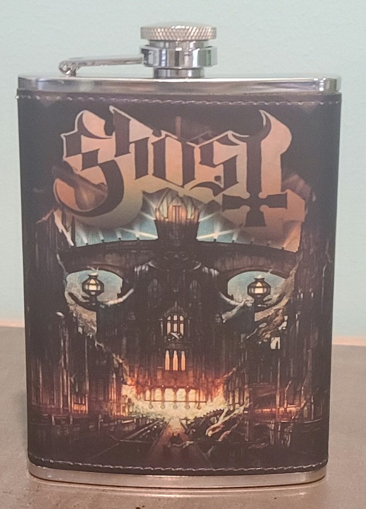 Iron Maiden: Powerslave custom made 8 oz flask NEW