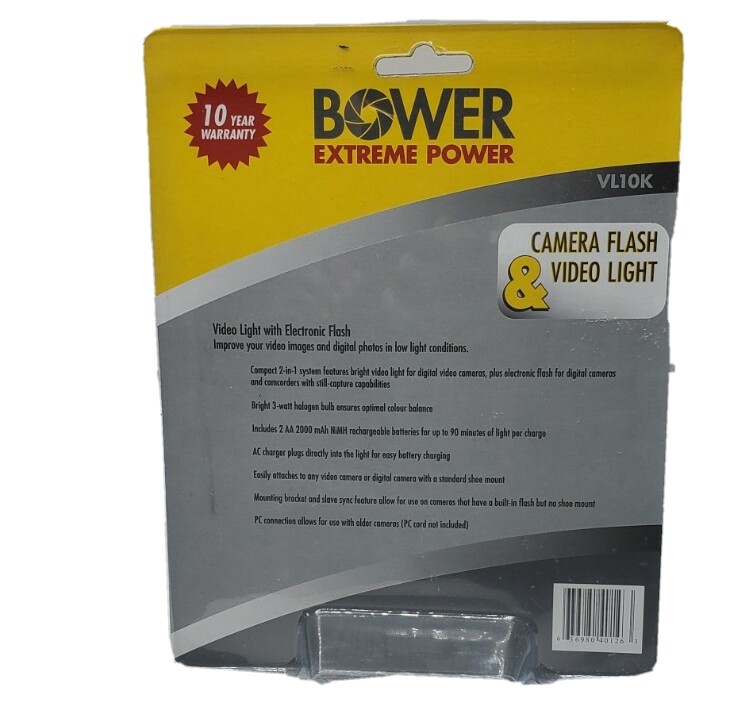 Bower VL10K Camera Flash Video Light Extreme Power