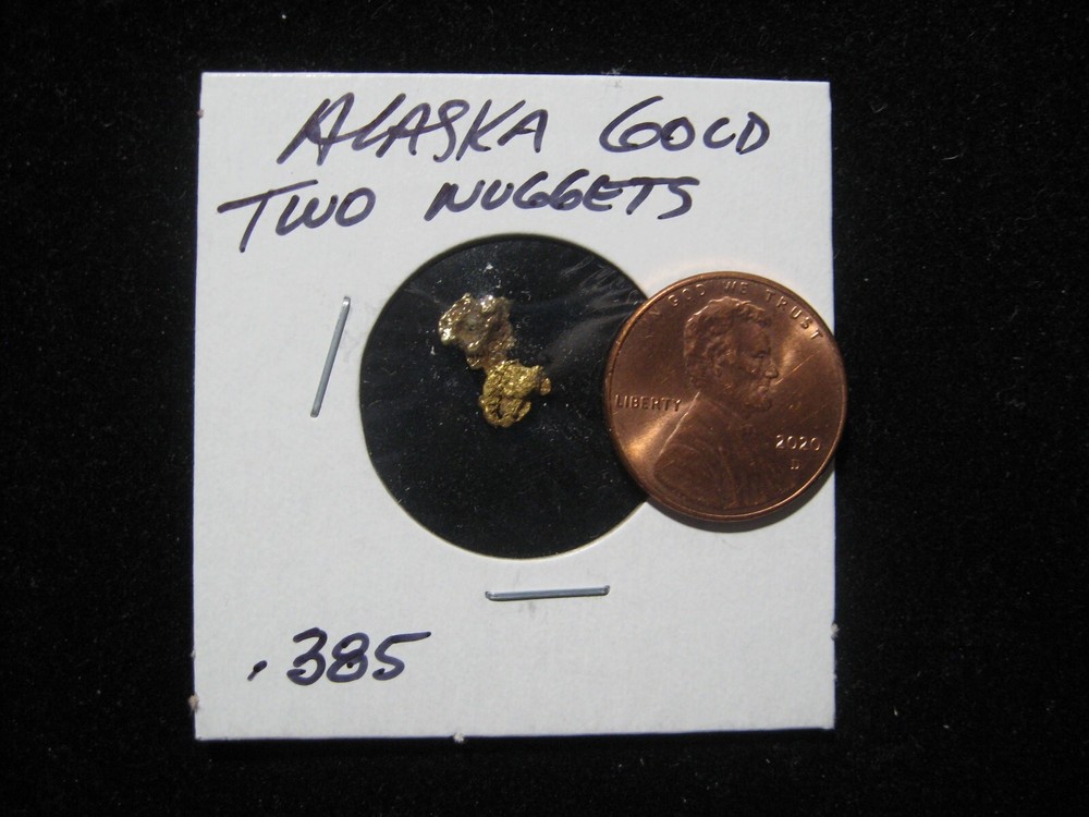 ALASKA GOLD NUGGETS  .385 GRAM