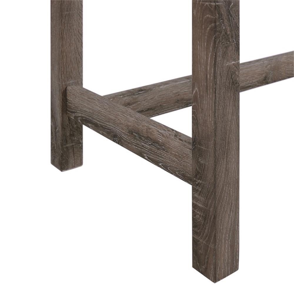 Pemberly Row Transitional Multipurpose Bar Table Set in Gray