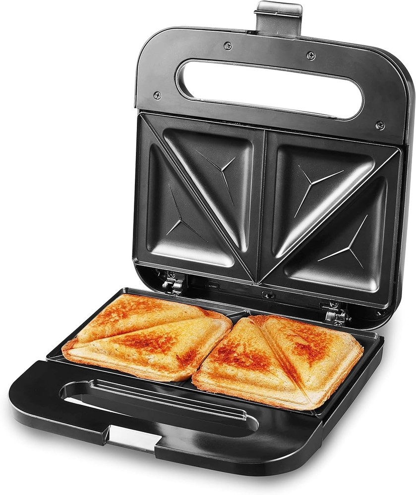 Versatile Non-Stick 2-Slice Grilled Cheese Maker - Perfect for Quick Meals