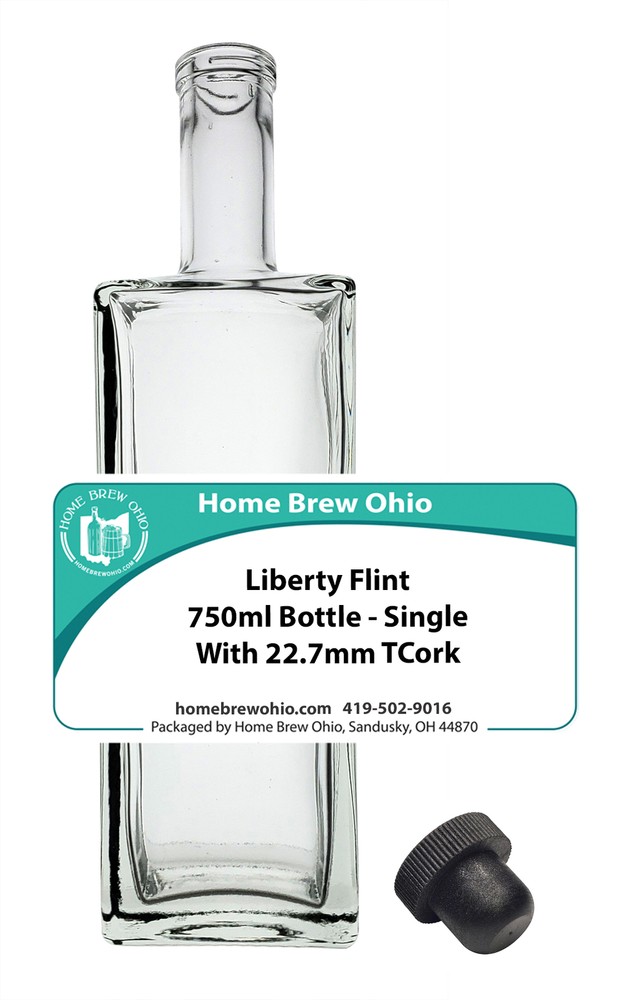 Home Brew Ohio Liberty Liquor Bottle and Cork