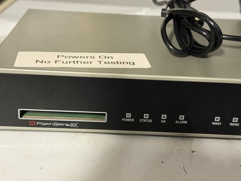 FORTINET FORTIGATE-80C FG-80C NETWORK SECURITY FIREWALL APPLIANCE