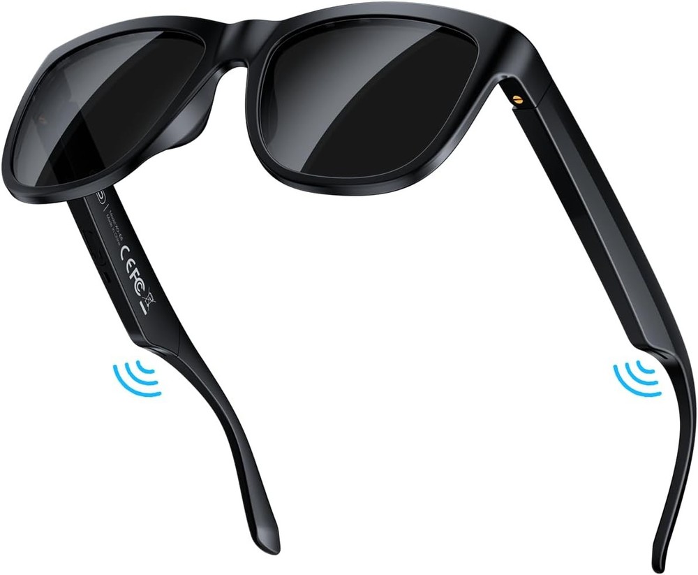 Smart Bluetooth Glasses with Speakers and Mic