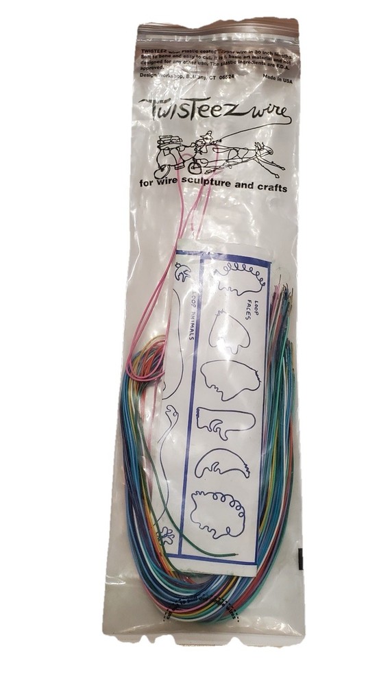 Twisteez Craft Sculpture Wire, Assorted Colors, Open Package With Direction