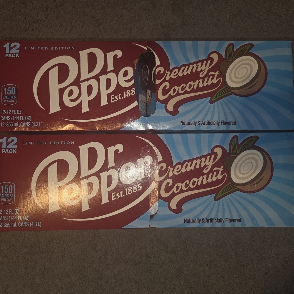 dr pepper creamy coconut 12 pack Limited Edition