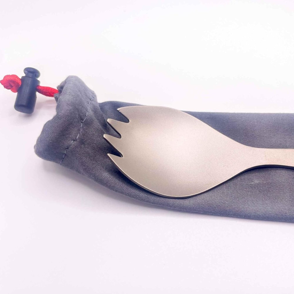 Titanium Spork – Ultralight Spoon Fork for Camping