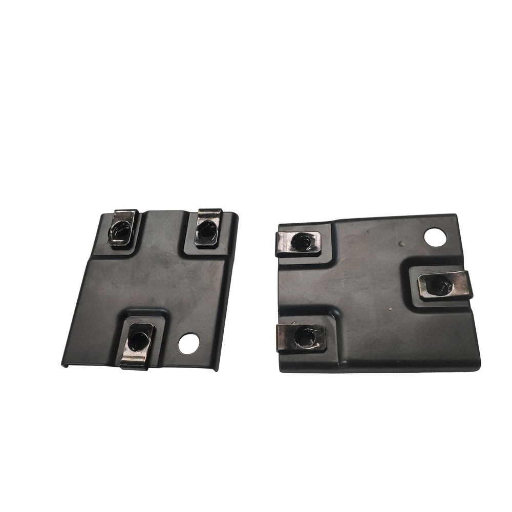 2pcs Black Front Bumper Brackets Set For 2011-2014 Chevy Silverado 2500/3500 HD